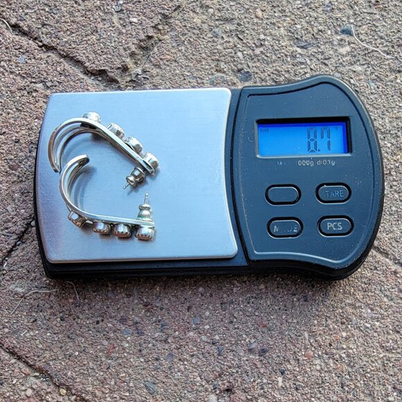 Rare signed Nathaniel Johnson Diné Navajo pink mother or pearl 925 sterling silv - Picture 17 of 17